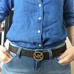Michael kors reversible belt